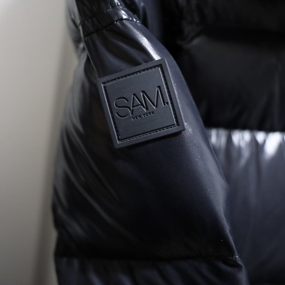 Women's SAM. Coat: Blake Fur-Trim Puffer Down Jacket - Picture 8 of 16